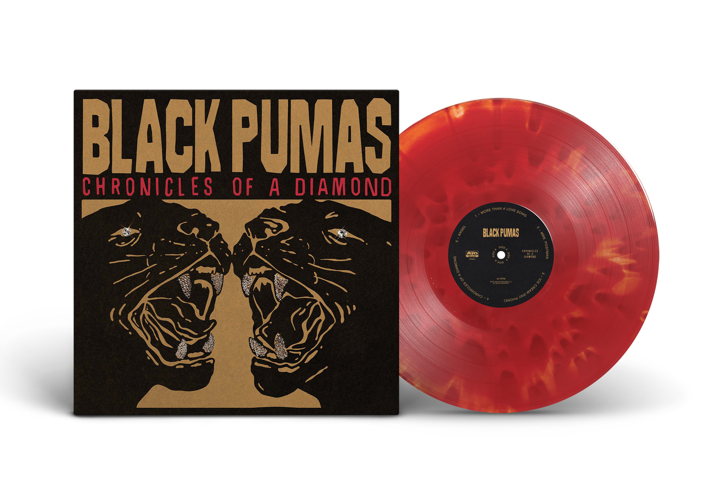 Black Pumas - Chronicles of a Diamond (Indie Exclusive, Cloudy Red LP Vinyl) UPC: 880882585617