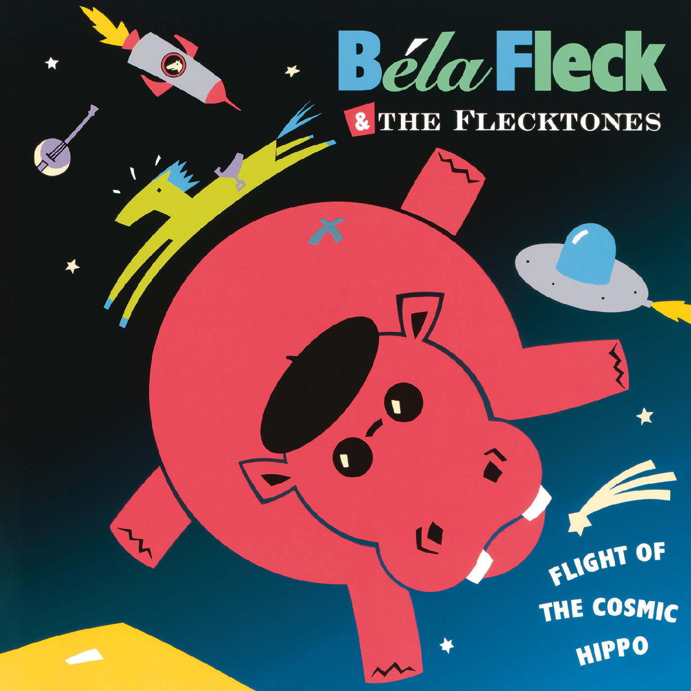 Bela Fleck & the Flecktones - Flight of the Cosmic Hippo (Cobalt Blue LP Vinyl) UPC: 848064019138