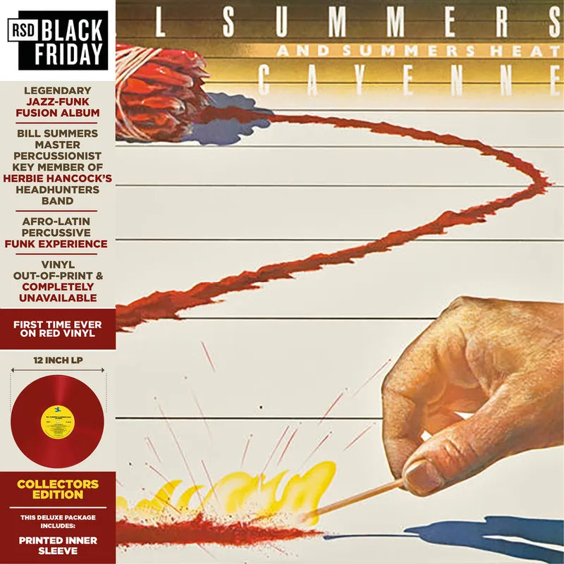 Bill Summers and Summer Heat - Cayenne (RSD BF 2026, Red LP Vinyl) UPC: 819514013150