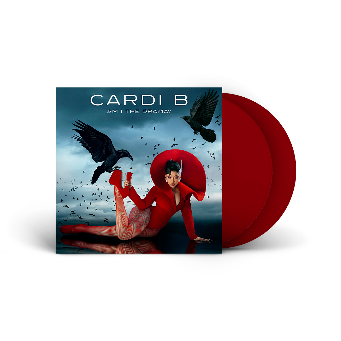 Cardi B - AM I THE DRAMA? (Standard Edition, 2LP Apple Red Vinyl) UPC: 075678594212