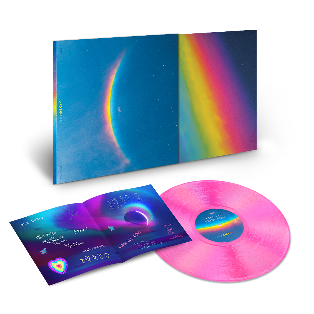 Coldplay - Moon Music (Standard Edition, EcoLP, Translucent Pink LP Vinyl) UPC: 5021732278883