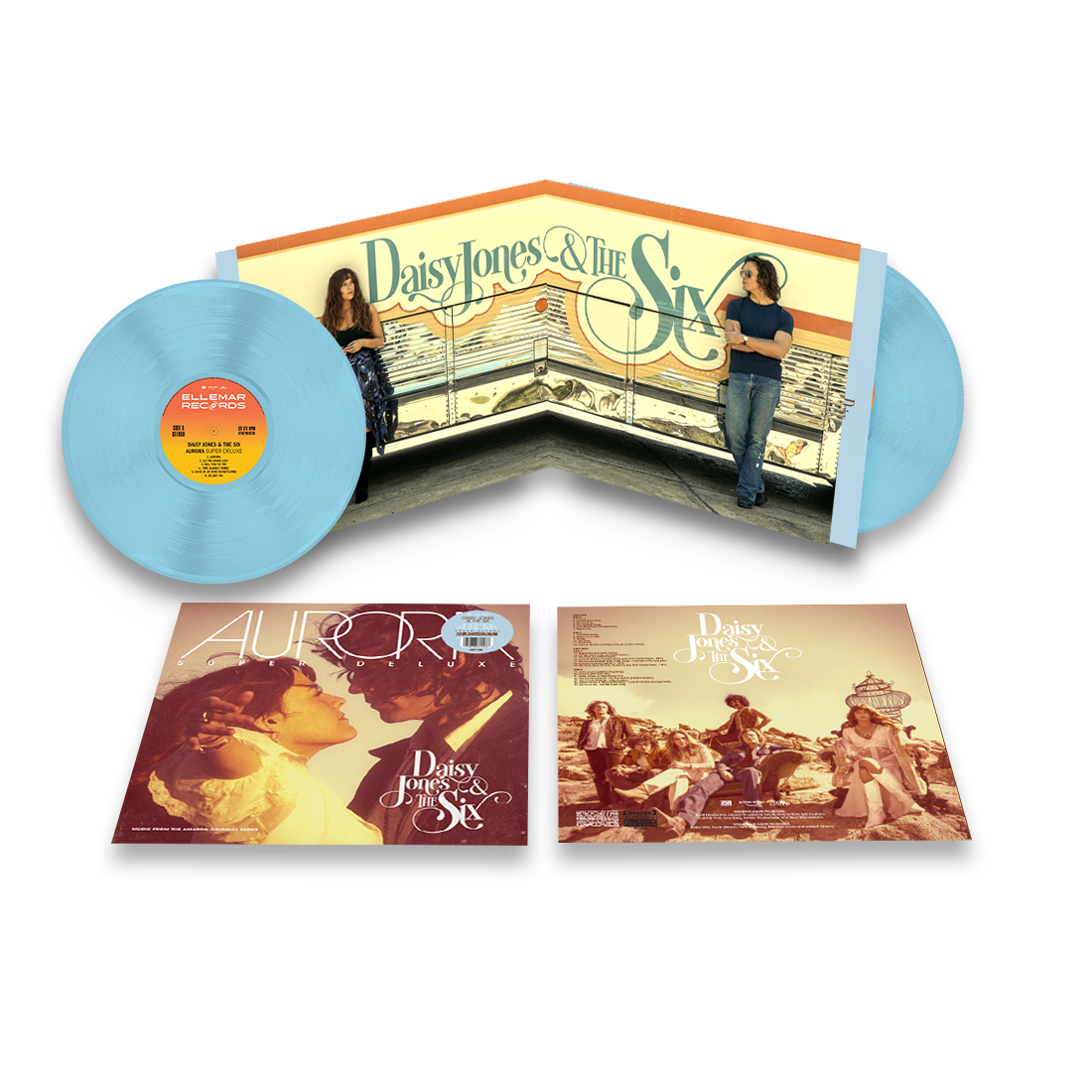 Daisy Jones & The Six - Aurora (Super Deluxe Edition) (2LP Baby Blue Vinyl) UPC: 075678615238