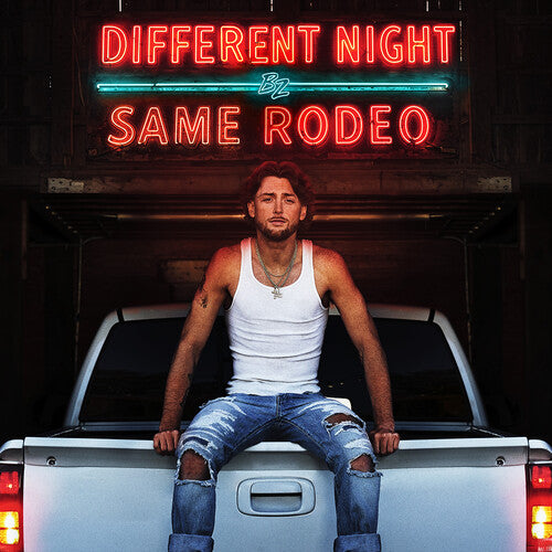 Bailey Zimmerman - Different Night Same Rodeo album artwork cover