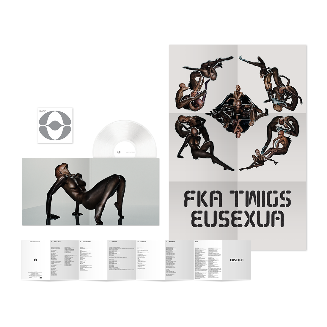 FKA Twigs - EUSEXUA (Standard Edition, Crystal Clear LP Vinyl) UPC: 075678606434
