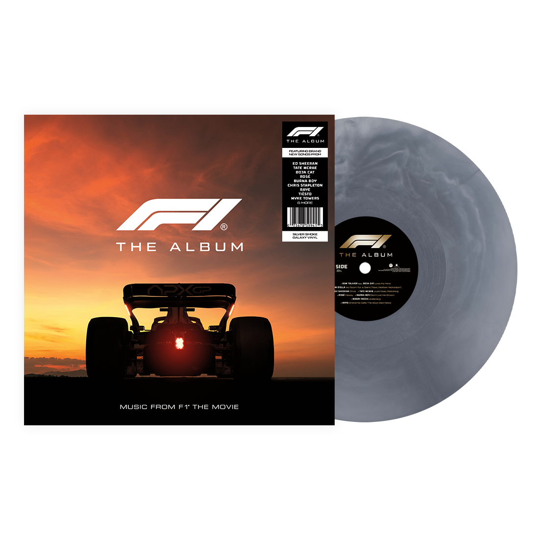 Various Artists - F1 The Album (Original Soundtrack) (Indie Exclusive, Silver Smoke Galaxy LP Vinyl) UPC: 075678599415