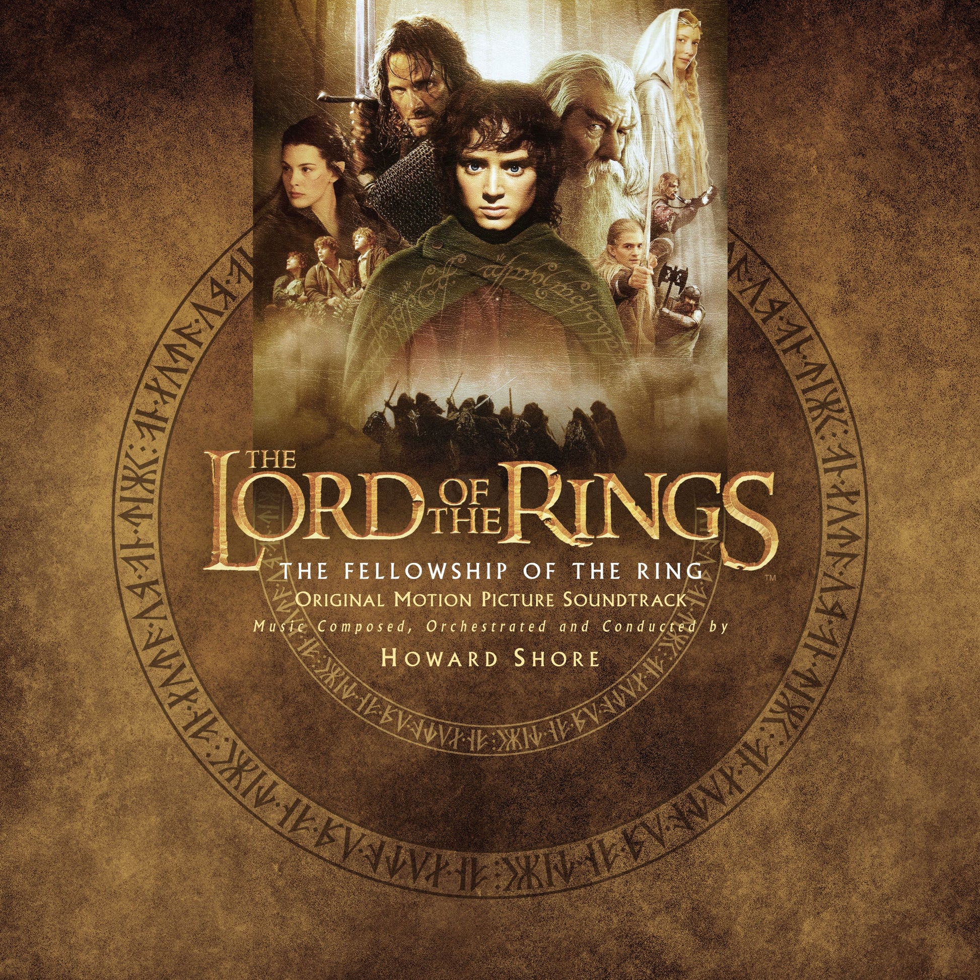 Howard Shore - The Lord Of The Rings: Fellowship Of The Rings (Original Motion Picture Soundrack) (Indie Exclusive, 2LP Clear Vinyl) UPC: 081227813277