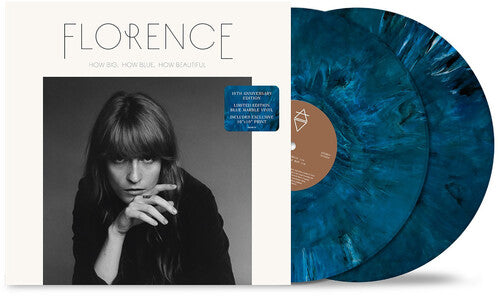 Florence & the Machine - How Big, How Blue, How Beautiful (Anniversary Edition, 2LP Marble Blue Vinyl) UPC: 602478209673