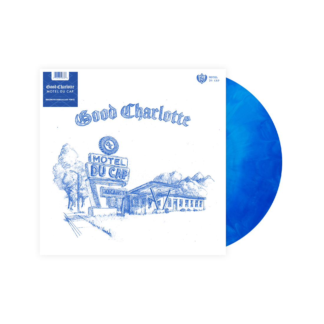 Good Charlotte - Motel Du Cap (Indie Exclusive, Blue Galaxy LP Vinyl) UPC: 075678598388