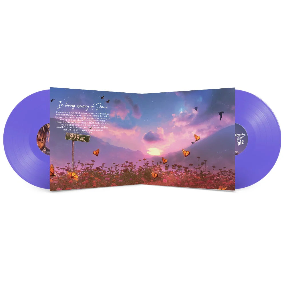 Juice Wrld - Legends Never Die (2LP Eternal Purple Vinyl) UPC: 602435063560