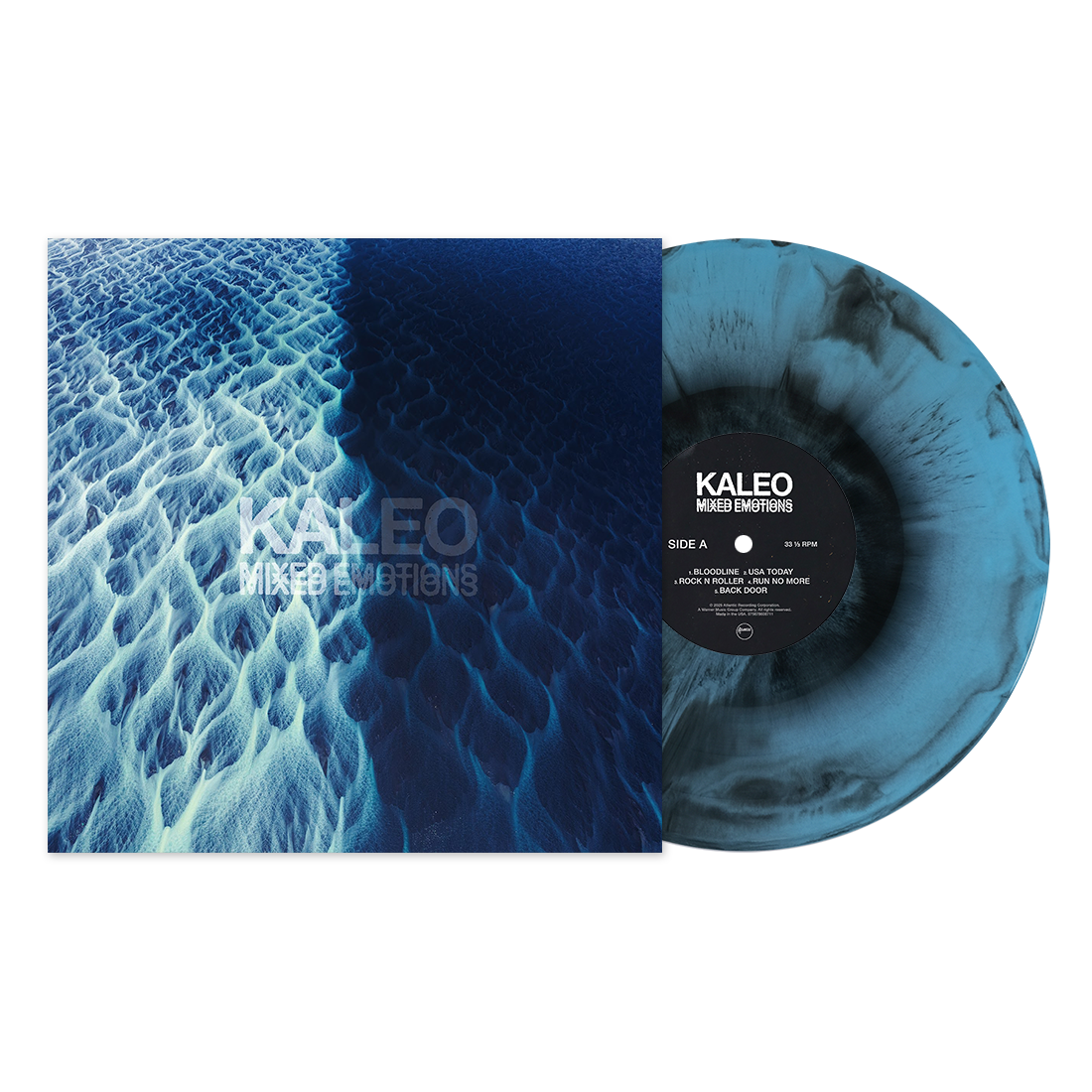 Kaleo - Mixed Emotions (Blue & Black Opaque Marble LP Vinyl) UPC: 075678608711