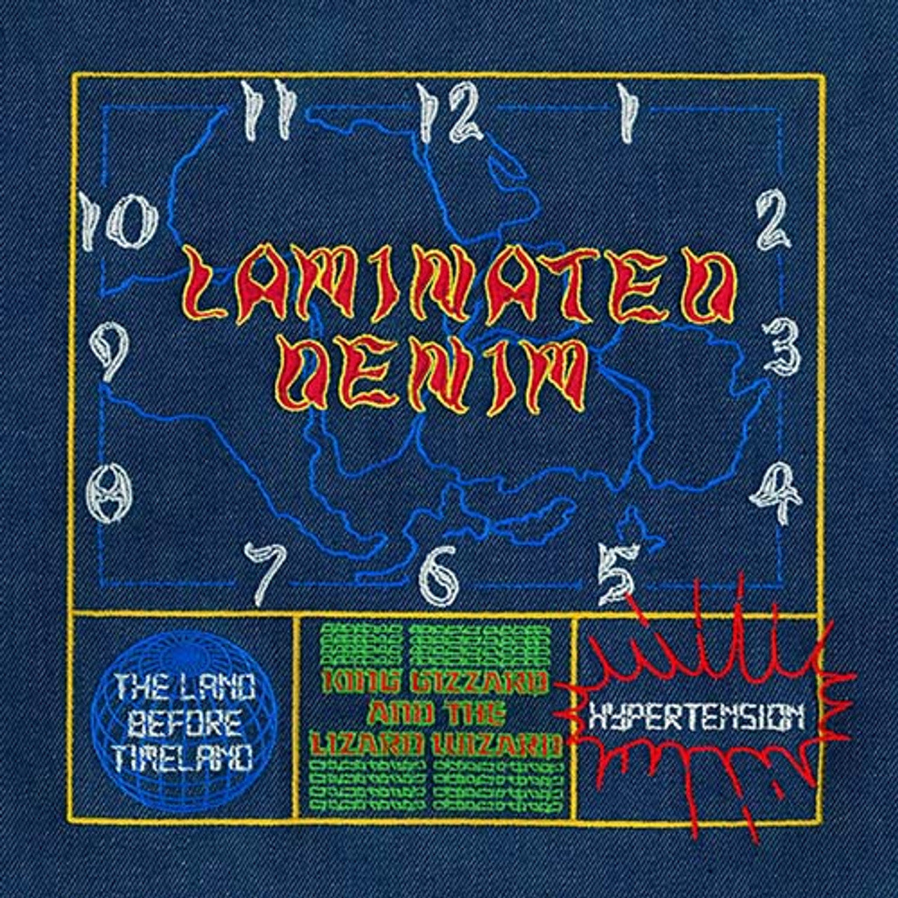 King Gizzard & the Lizard Wizard - Laminated Denim (Lucky Rainbow Edition Color Vinyl LP) UPC: 198704290206