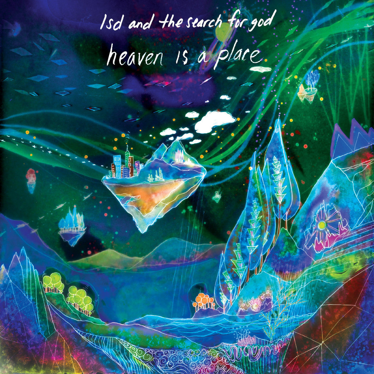 LSD and the Search for God - Heaven Is a Place (Deluxe Edition, Blue Dream EP Vinyl) UPC: 634457228887