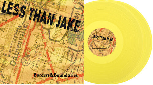 Less than Jake - Borders & Boundaries (25th Anniversary, 2LP Yellow Vinyl) UPC: 751097018514