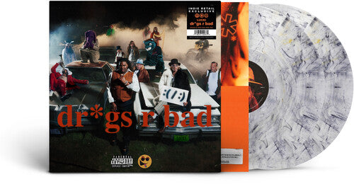 Lucki - Dr*Gs R Bad (Indie Exclusive, 2LP White Noise Static Vinyl) UPC: 199316529784