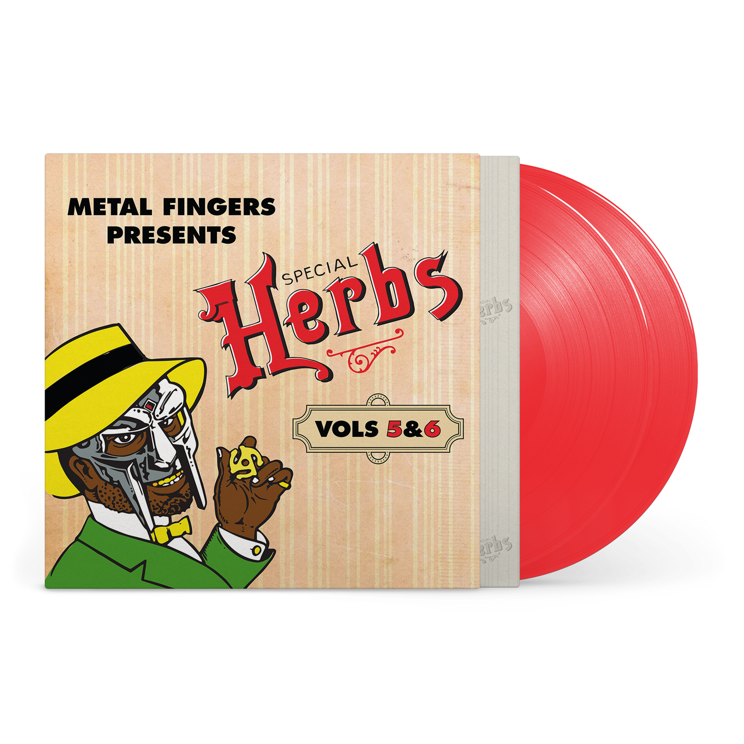 MF DOOM - Metal Fingers Presents: Special Herbs Vol. 5 & 6 (2LP Apple Red Vinyl) UPC: 826257038418