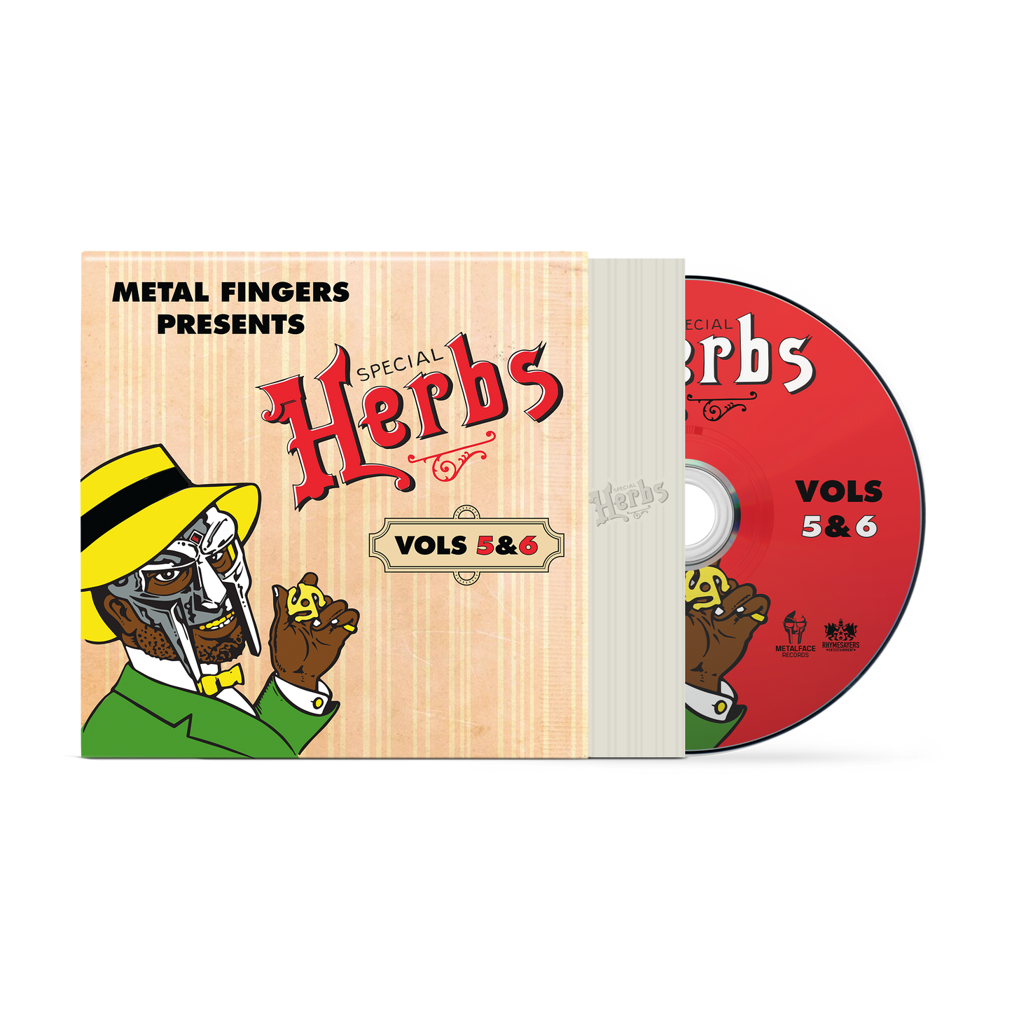 MF DOOM - Metal Fingers Presents: Special Herbs Vol. 5 & 6 (CD) UPC: 826257038425