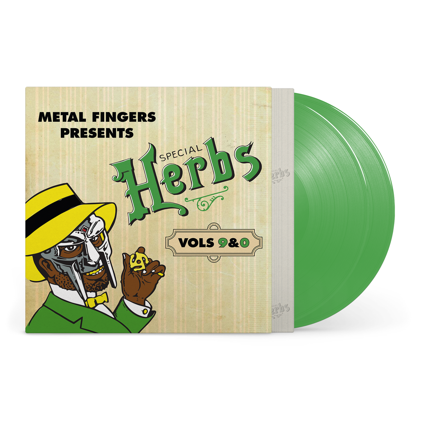 MF DOOM - Metal Fingers Presents: Special Herbs Vol. 9 & 0 (2LP Evergreen Vinyl) UPC: 826257038616