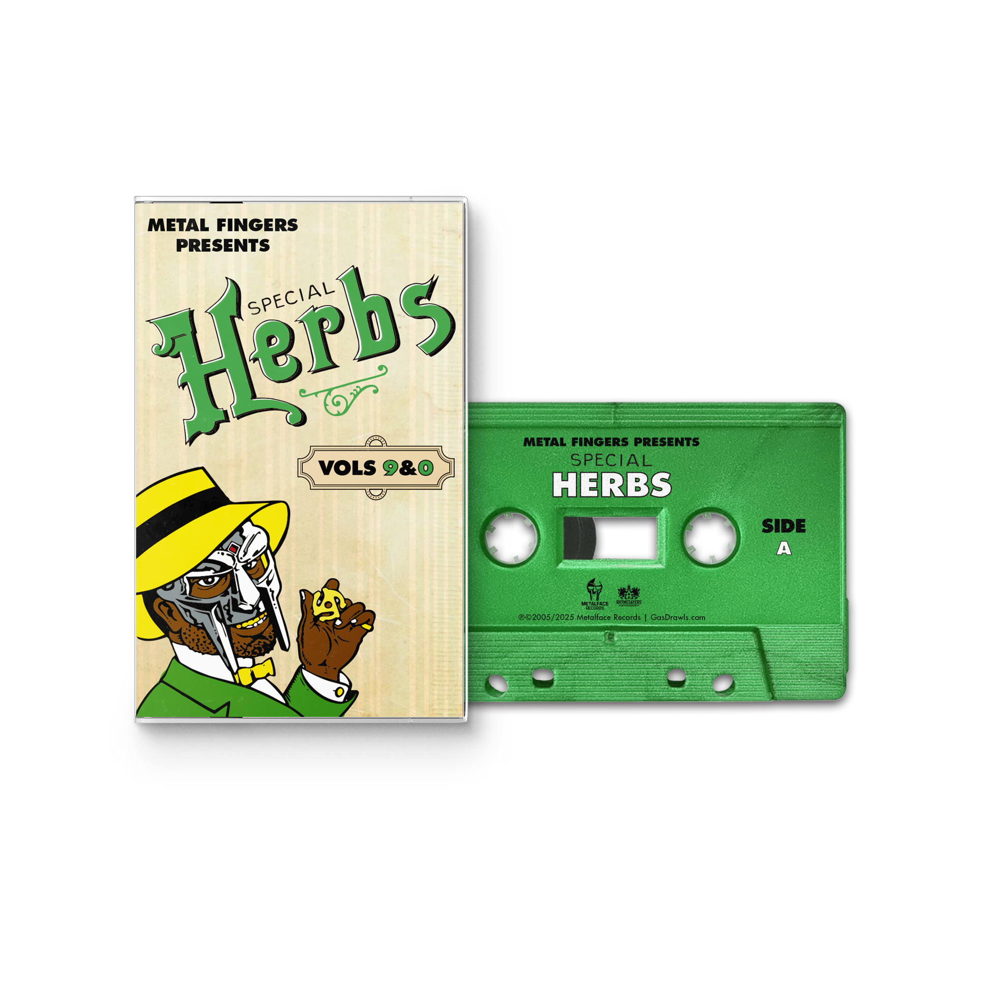 MF DOOM - Metal Fingers Presents: Special Herbs Vol. 9 & 0 UPC: 826257038647