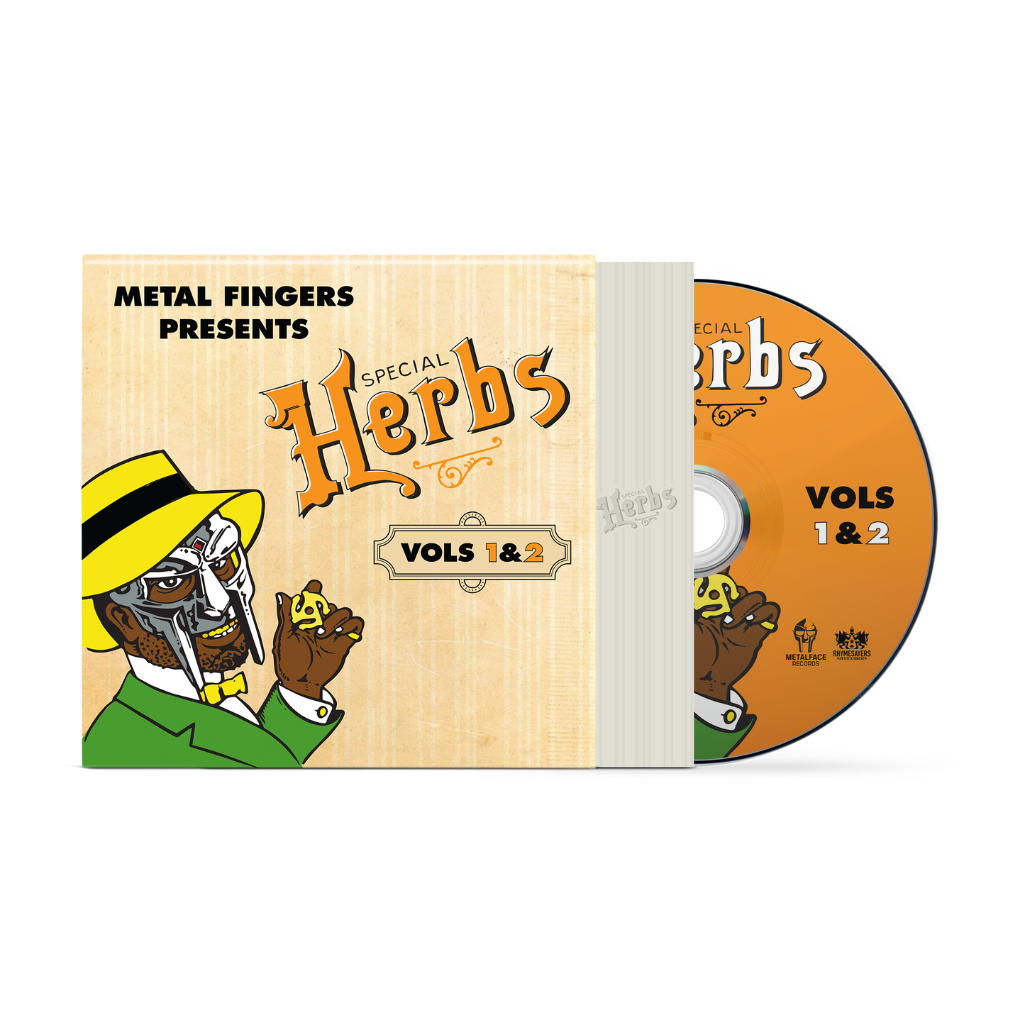 MF DOOM 'Metal Fingers Presents: Special Herbs Vol. 1 & 2 (CD) UPC: 826257038227