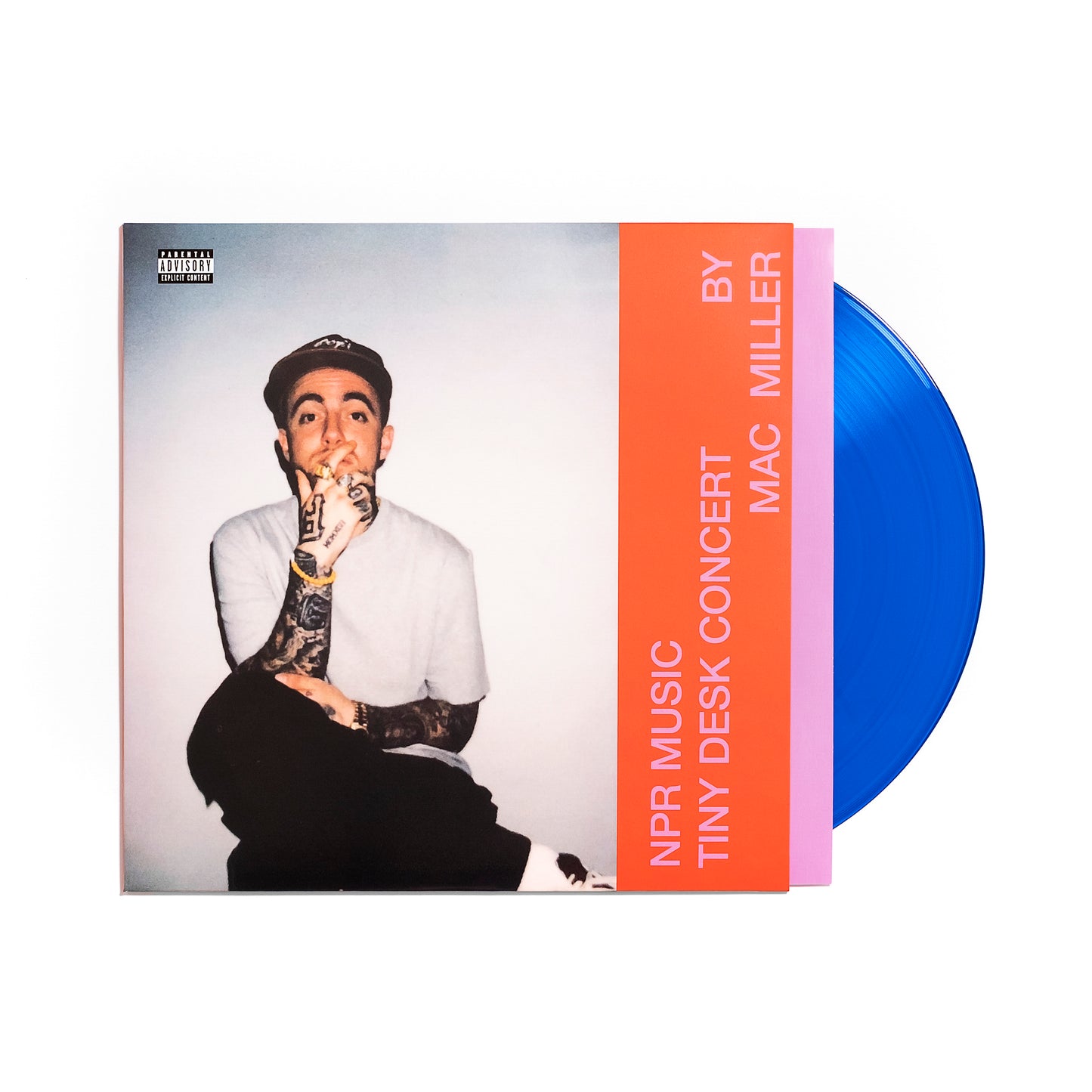 Mac Miller - NPR Music Tiny Desk Concert (Translucent Blue LP Vinyl with B-side etching, Insert) UPC: 093624855958