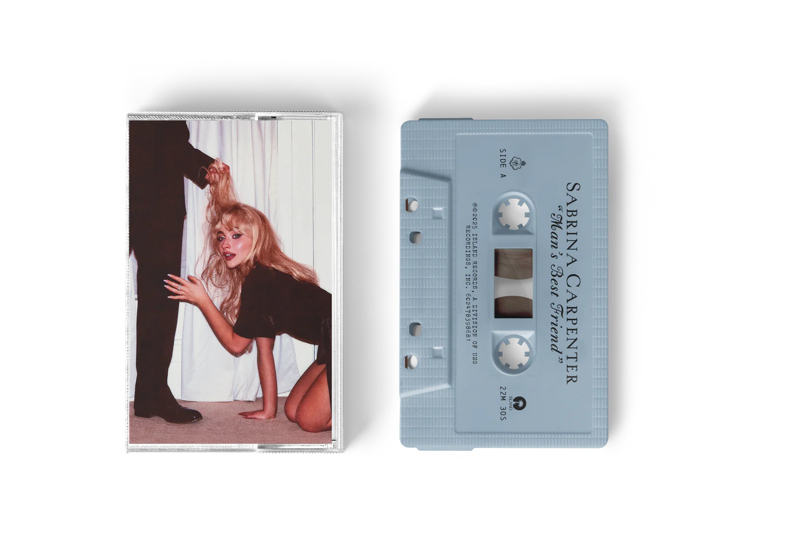 Sabrina Carpenter - Man's Best Friend (Light Blue Cassette) UPC: 602478398681