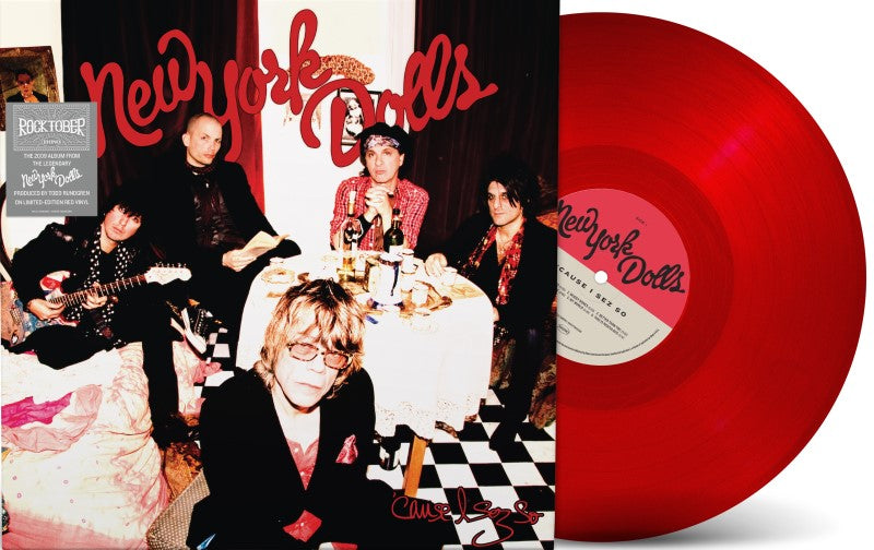 New York Dolls - Cuz I Sez So (Rocktober 2025, Red LP Vinyl) UPC: 081227809386