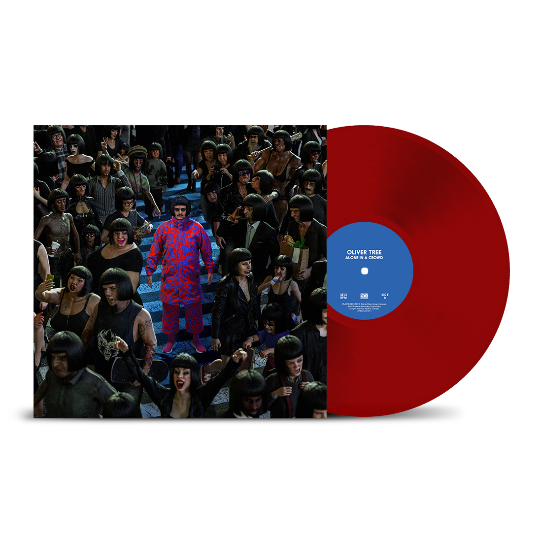 Oliver Tree - Alone In A Crowd (Indie Exclusive Limited Edition Translucent Red LP Vinyl) 075678631931