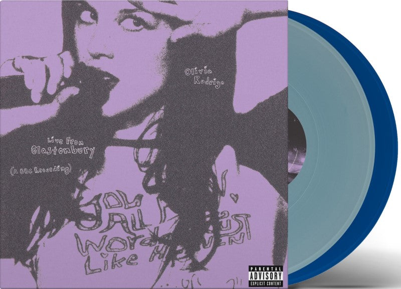 Olivia Rodrigo Live From Glastonbury (A BBC Recording) (2LP Light Blue/ Cobalt Vinyl) UPC: 602488007368