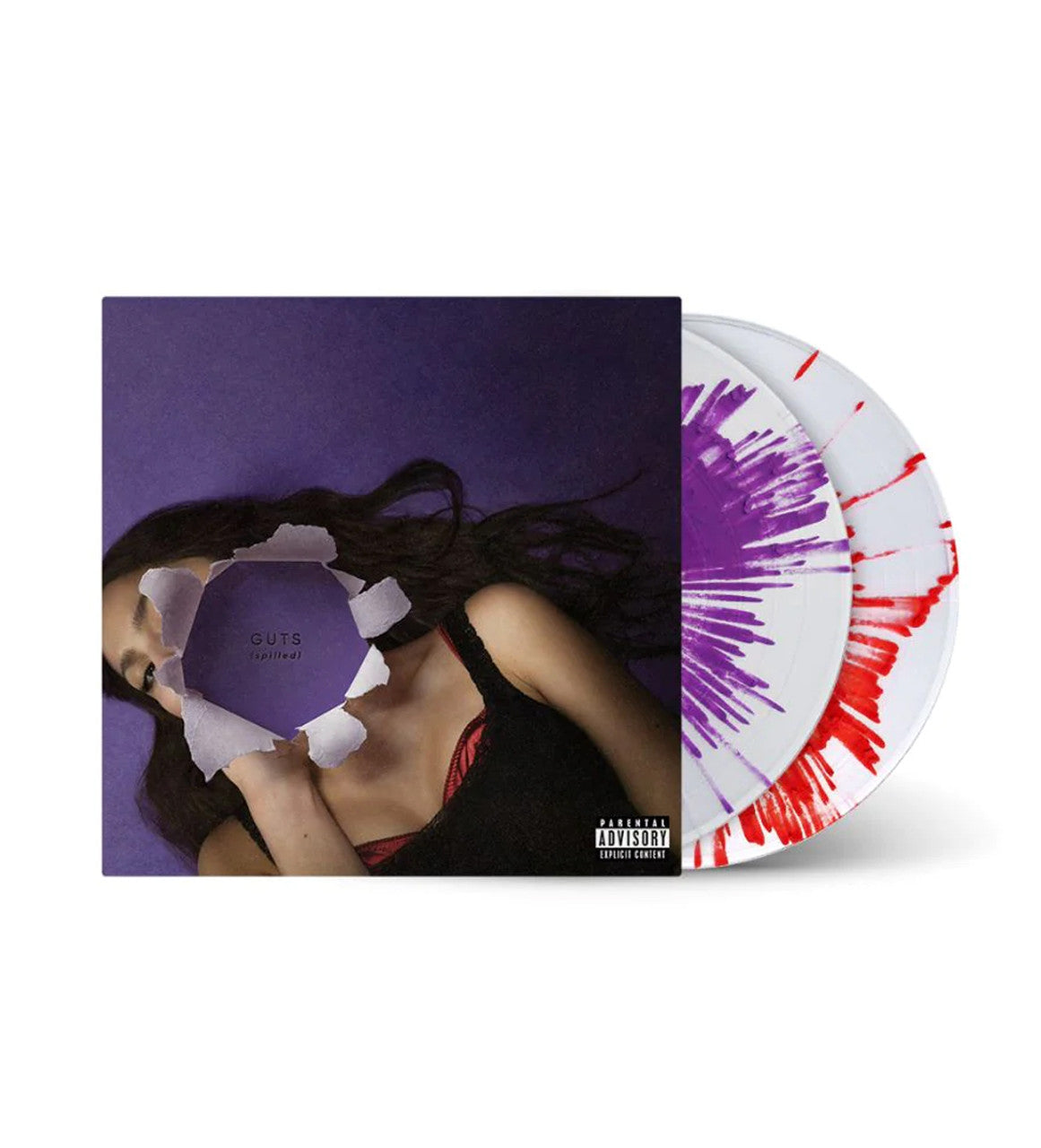 Olivia Rodrigo - GUTS (Spilled) (Deluxe Edition, 2LP Splatter Vinyl) UPC: 602465045864