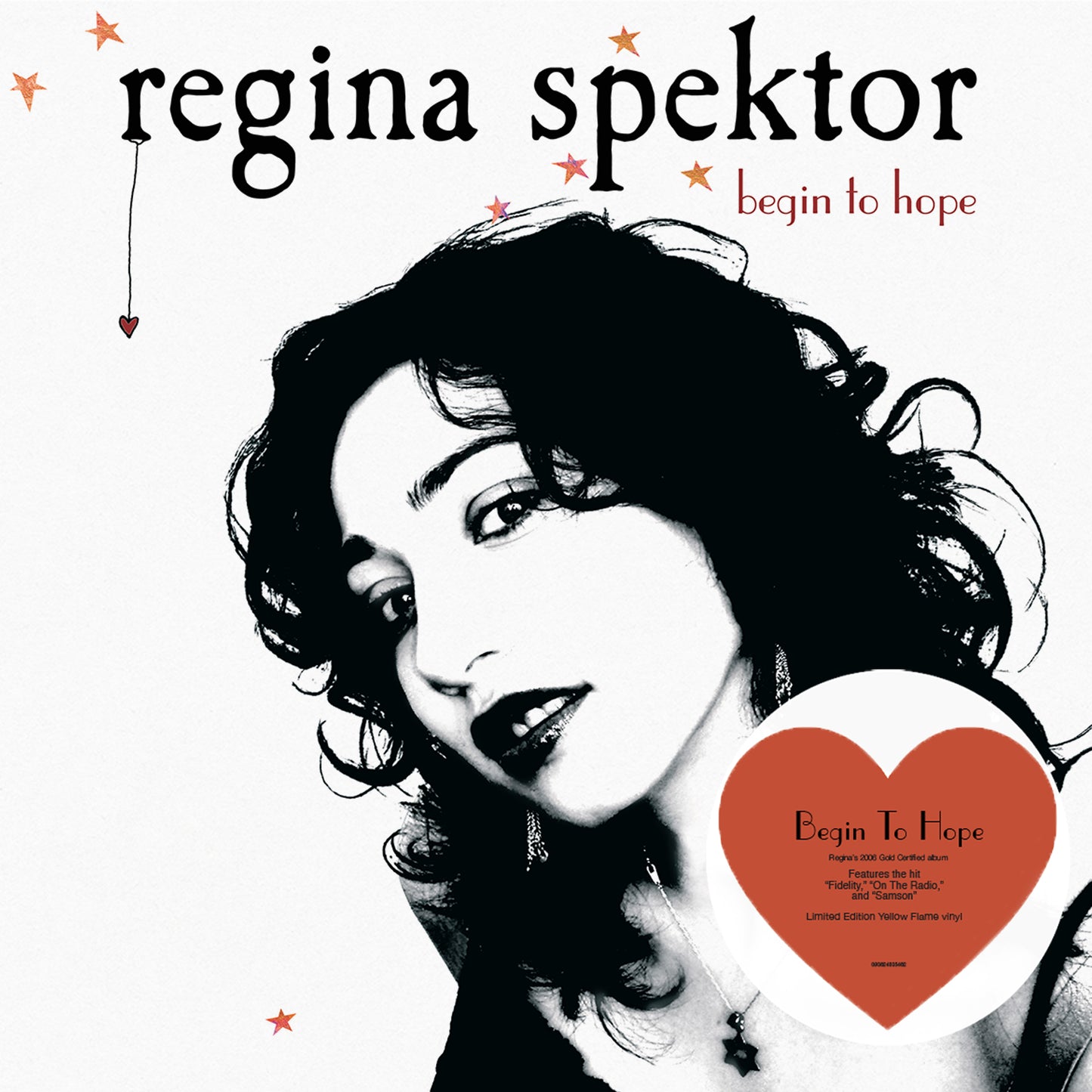 Regina Spektor - Begin to Hope (Yellow Flame LP Vinyl) UPC: 093624835462