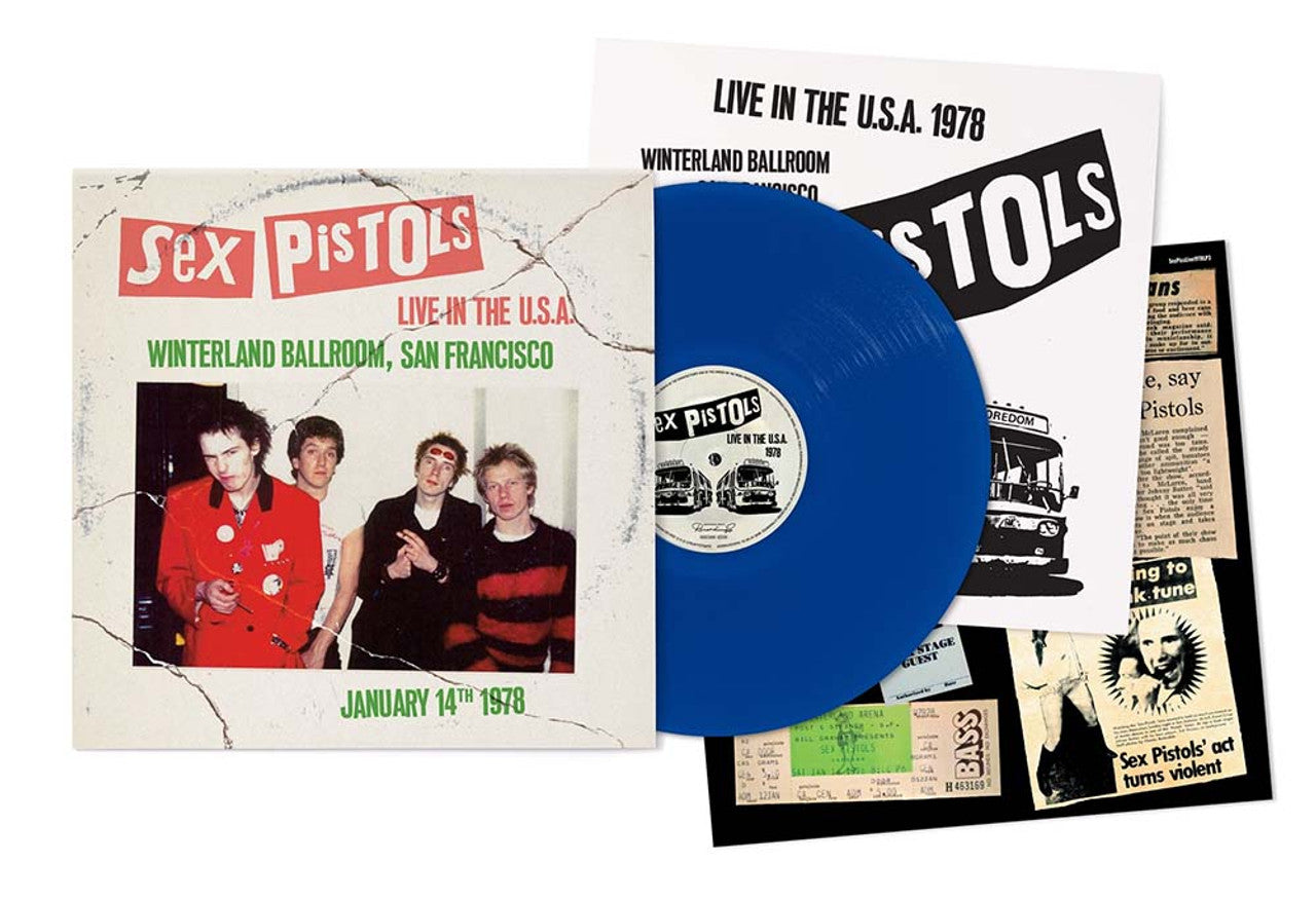 Sex Pistols - Live in the USA 1978 - Winterland Ballroom, San Francisco (Blue LP Vinyl) UPC: 602567088110