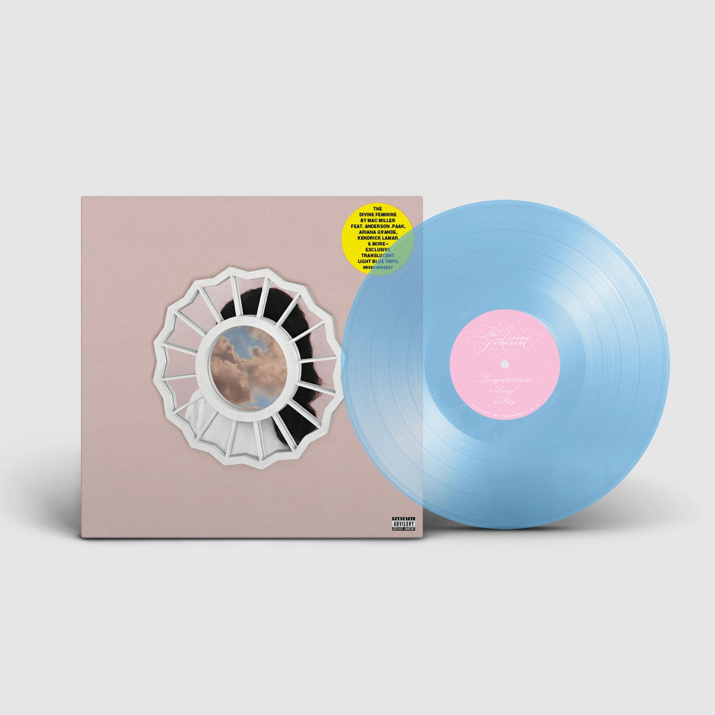 Mac Miller - The Divine Feminine (Indie Exclusive, Light Blue Transparent LP Vinyl) UPC: 093624855637