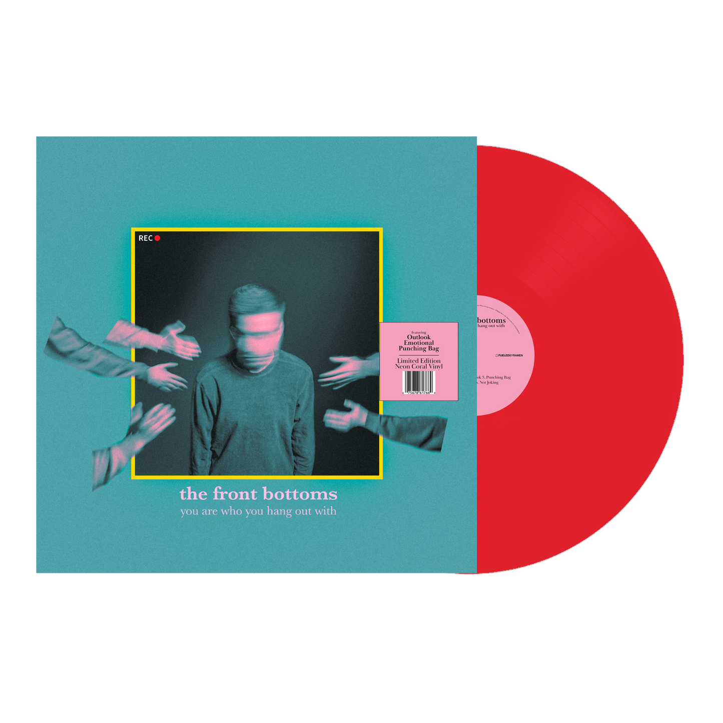 The Front Bottoms - You Are Who You Hang Out With (Indie Exclusive, Neon Coral LP Vinyl) UPC: 075678617669