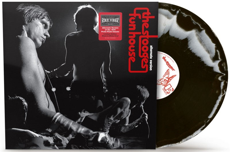 The Stooges - Alternate Funhouse (Rocktober 2025, Opaque White w/ Black LP Vinyl) UPC: 081227809393
