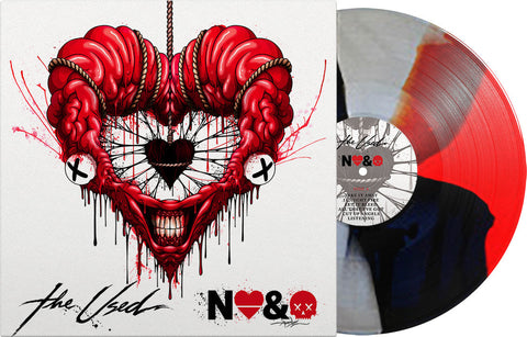 The Used - In Love and Death (Red/Black/Clear Twist Colored Vinyl LP, Reimagined Artwork) UPC: 810096657220