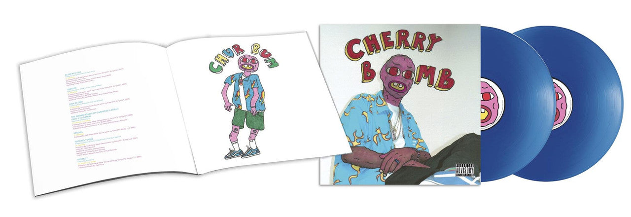 Tyler, the Creator - Cherry Bomb (Alternate Mask Cover) (2LP Translucent Blue Vinyl) UPC: 198029095210