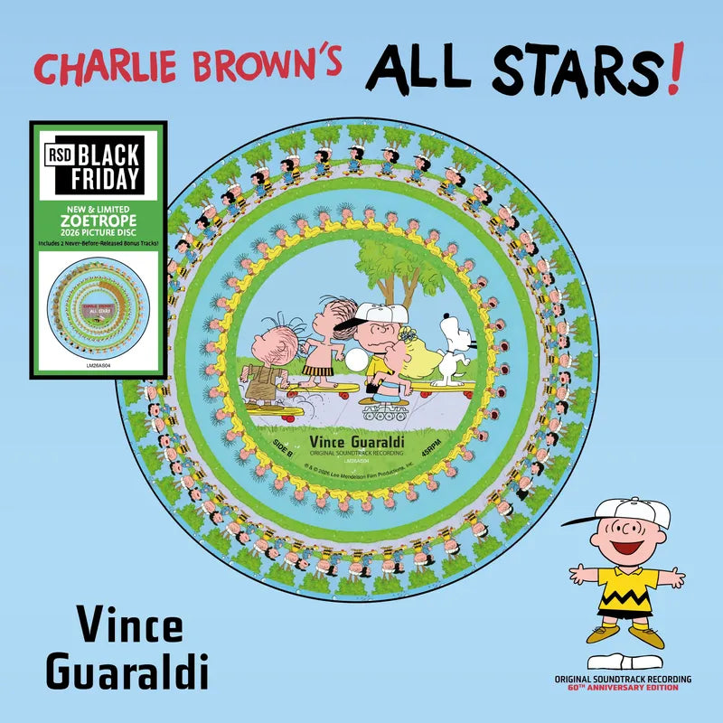 Vince Guaraldi - Charlie Brown's All Stars! (RSD BF 2026, 10" Zoetrope Vinyl) UPC: 628425432246