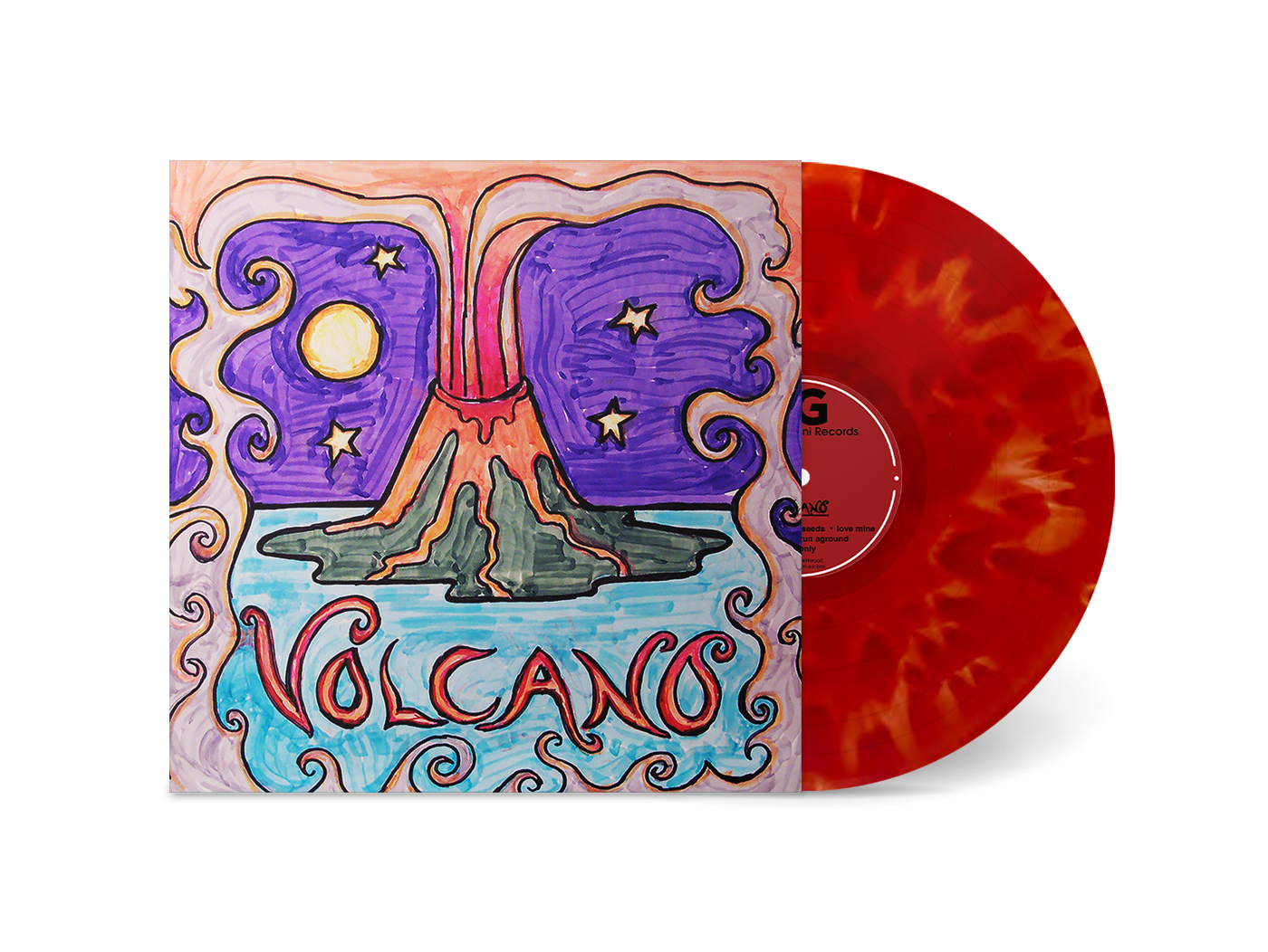 Volcano - Volcano (Volcanic Colored LP Vinyl, Numbered Edition) UPC: 634457204942