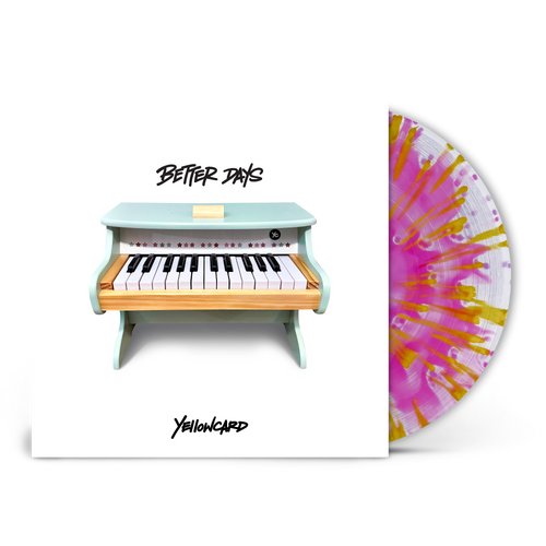Yellowcard - Better Days (Indie Exclusive, Pink & Yellow Splatter LP Vinyl) UPC: 846070097553