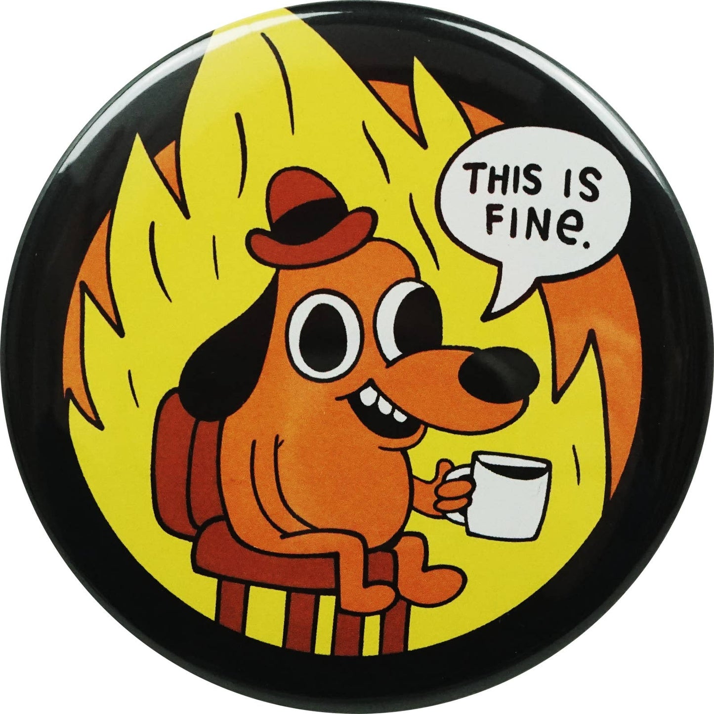 Magnet - KC Green - "This Is Fine" Question Hound