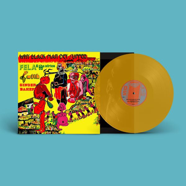 Fela Kuti - Why Black Men They Suffer (Transparent Yellow LP Vinyl) UPC: 720841207238
