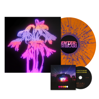 Enter Shikari - Dancing On The Frontline (Purple w/ Orange Splatter LP Vinyl, Includes Blu-Ray) UPC: 822166001017
