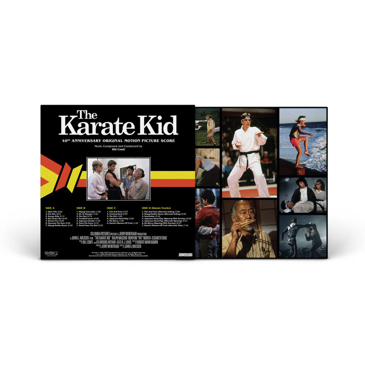 Bill Conti - The Karate Kid: 40th Anniversary Original Motion Picture Score (2LP Cloudy Clear Vinyl) UPC: 802215207393