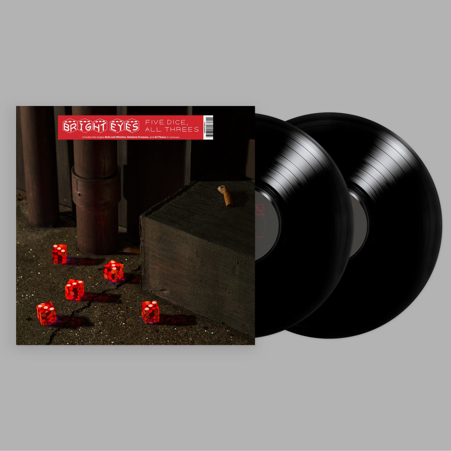 Bright Eyes - Five Dice, All Threes (2LP Black Vinyl) UPC: 656605163611