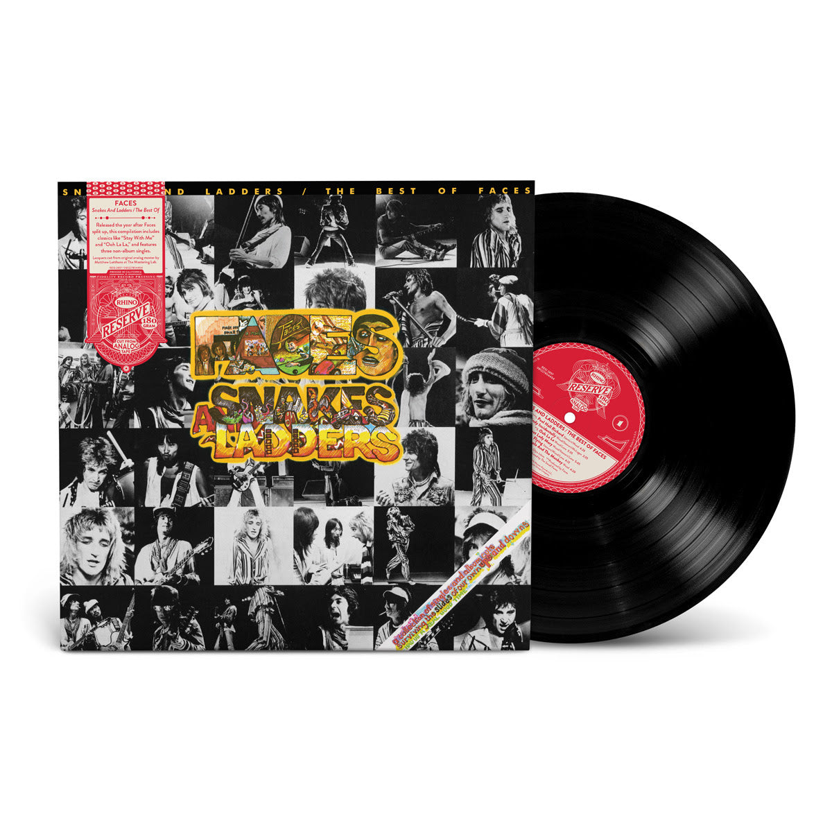Faces - Snakes and Ladders: The Best of (The Spirit of '76 Series, Rhino Reserve, LP Vinyl) UPC: 081227804404