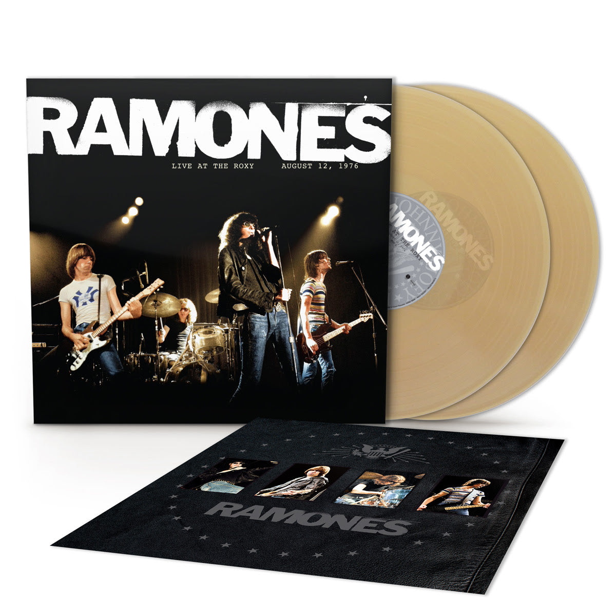 Ramones - Live at the Roxy August 12, 1976 (The Spirit of '76, 2LP Translucent Tan Vinyl) UPC: 081227803971