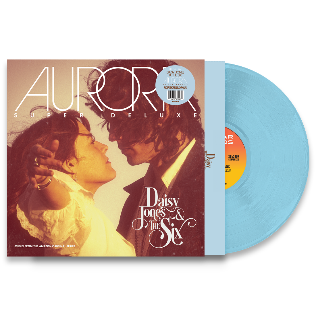 Daisy Jones & The Six - Aurora (Super Deluxe Edition) (2LP Baby Blue Vinyl) UPC: 075678615238