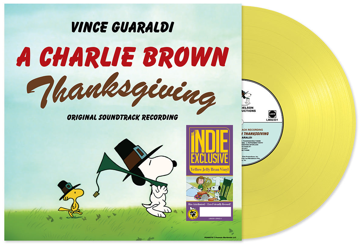 Vince Guaraldi - A Charlie Brown Thanksgiving (RSD Essentials, Jelly Bean Yellow LP Vinyl) UPC: 760137187158