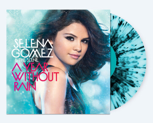 Selena Gomez and the Scene - A Year Without Rain (Transparent Ice Blue w/ Black Splatter LP Vinyl)