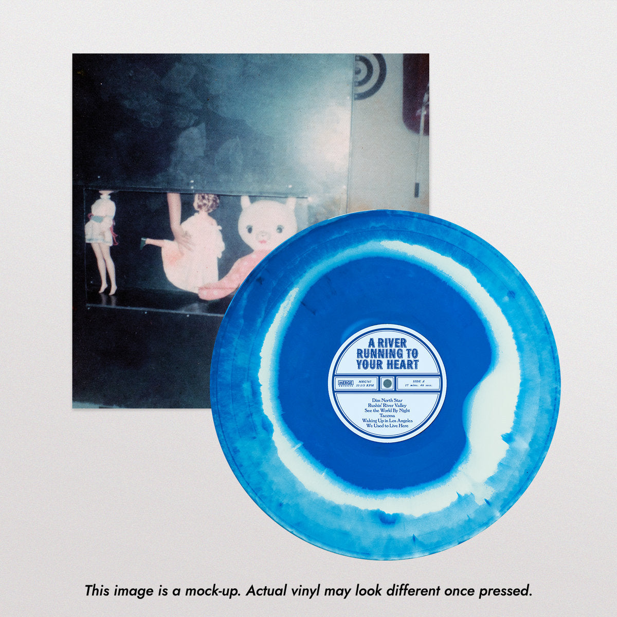 Fruit Bats - A River Running to Your Heart (Indie Exclusive, Opaque Blue & Bone Vinyl)